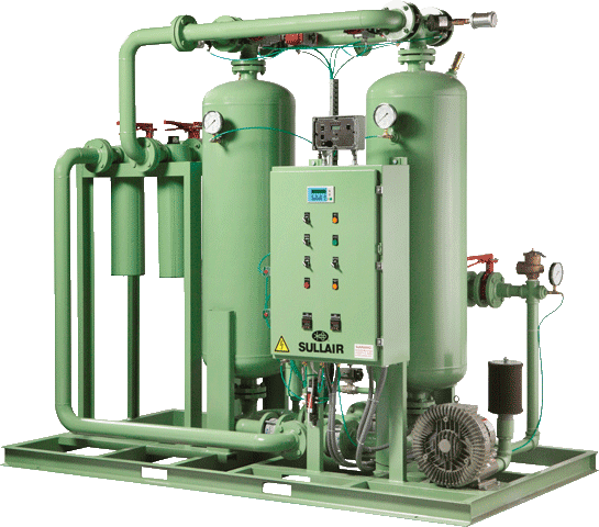 Sullair DBP1000 desiccant regenerative blower purge dryer